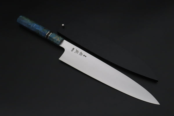 Sukenari Wa Gyuto SCL-678 VG-XEOS Wa Gyuto 270mm (10.6 inch) Custom Limited Edition, Sukenari VG-XEOS Clad Wa Gyuto 270mm (10.6 inch, SCL-678)