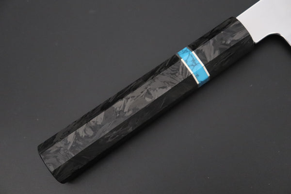 Sukenari Wa Gyuto SCL-625 VG-XEOS Wa Gyuto 270mm (10.6 inch) Custom Limited Edition, Sukenari VG-XEOS Clad Wa Gyuto 270mm - Double Shinogi, Mirror Polish (10.6 inch, SCL-625)