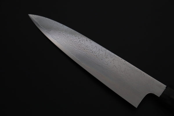 Sukenari Wa Gyuto SCL-640 VG-XEOS Wa Gyuto 210mm (8.2 inch) Custom Limited Edition, Sukenari VG-XEOS Nickel Damascus Wa Gyuto 210mm (8.2 inch, SCL-640)