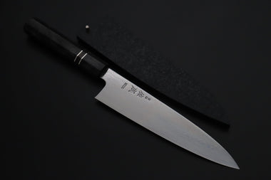 Sukenari Wa Gyuto SCL-640 VG-XEOS Wa Gyuto 210mm (8.2 inch) Custom Limited Edition, Sukenari VG-XEOS Nickel Damascus Wa Gyuto 210mm (8.2 inch, SCL-640)