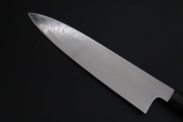 Sukenari Wa Gyuto SCL-643 VG-XEOS Wa Gyuto 240mm (9.4 inch) Custom Limited Edition, Sukenari VG-XEOS Nickel Damascus Wa Gyuto 240mm (9.4 inch, SCL-643)