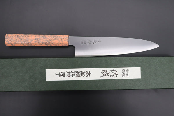 Sukenari Wa Gyuto SCL-399 ZDP189 Wa Gyuto 210mm (8.2 inch) Custom Limited Edition, Sukenari ZDP-189 Clad Wa Gyuto 210mm (8.2 inch, SCL-399)