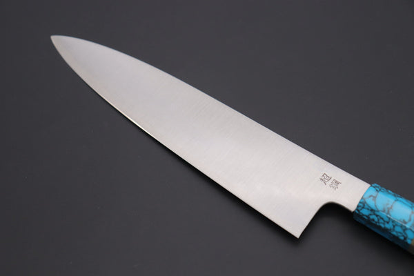 Sukenari Wa Gyuto SCL-290 ZDP189 Wa Gyuto 240mm (9.4 inch) Custom Limited Edition, Sukenari ZDP-189 Clad Wa Gyuto 240mm (9.4 inch, SCL-290)