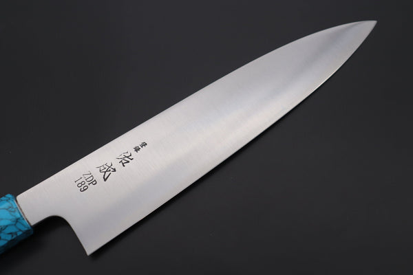 Sukenari Wa Gyuto SCL-403 ZDP189 Wa Gyuto 240mm (9.4 inch) Custom Limited Edition, Sukenari ZDP-189 Clad Wa Gyuto 240mm (9.4 inch, SCL-403)