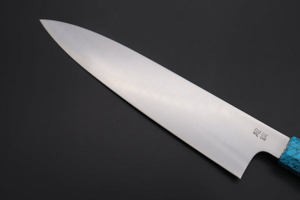 Sukenari Wa Gyuto SCL-403 ZDP189 Wa Gyuto 240mm (9.4 inch) Custom Limited Edition, Sukenari ZDP-189 Clad Wa Gyuto 240mm (9.4 inch, SCL-403)