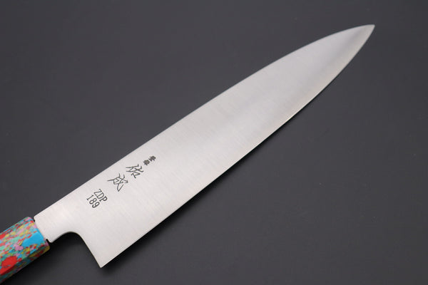 Sukenari Wa Gyuto SCL-303 ZDP189 Wa Gyuto 270mm (10.6 inch) Custom Limited Edition, Sukenari ZDP-189 Clad Wa Gyuto 270mm (10.6 inch, SCL-303)