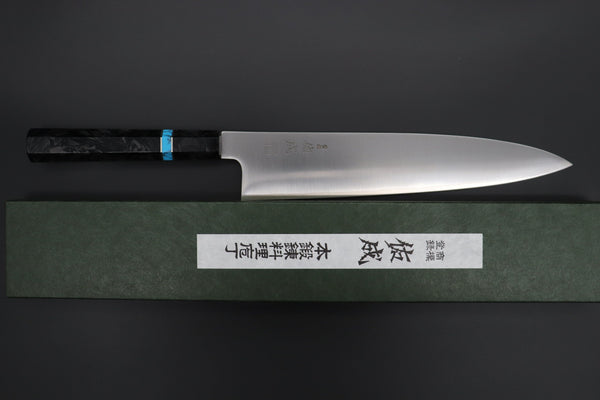 Sukenari Wa Gyuto SCL-559 ZDP189 Wa Gyuto 270mm (10.6 inch) Custom Limited Edition, Sukenari ZDP-189 Clad Wa Gyuto 270mm (10.6 inch, SCL-560)