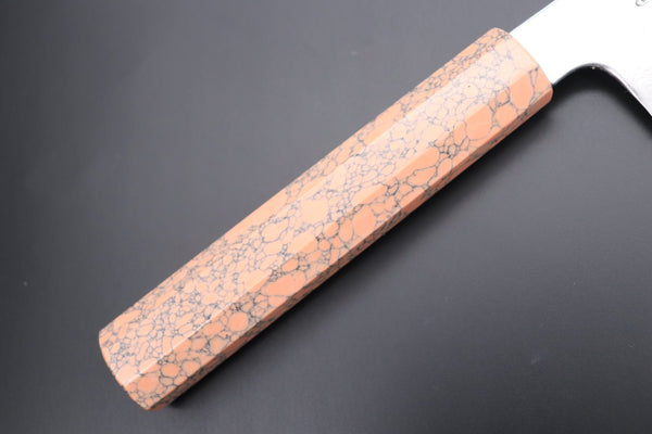 Sukenari Wa Gyuto SCL-421 ZDP189 Wa Gyuto 210mm (8.2 inch) Custom Limited Edition, Sukenari ZDP-189 Nickel Damascus Wa Gyuto 210mm (8.2 inch, SCL-421)