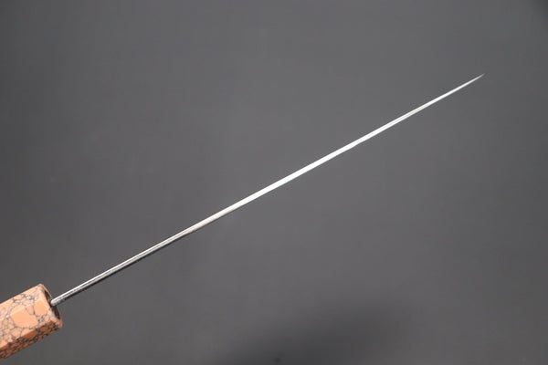 Sukenari Wa Gyuto SCL-421 ZDP189 Wa Gyuto 210mm (8.2 inch) Custom Limited Edition, Sukenari ZDP-189 Nickel Damascus Wa Gyuto 210mm (8.2 inch, SCL-421)
