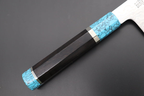 Sukenari Wa Gyuto SCL-360 ZDP189 Wa Gyuto 270mm (10.6 inch) Custom Limited Edition, Sukenari ZDP-189 Nickel Damascus Wa Gyuto 270mm (10.6 inch, SCL-360)