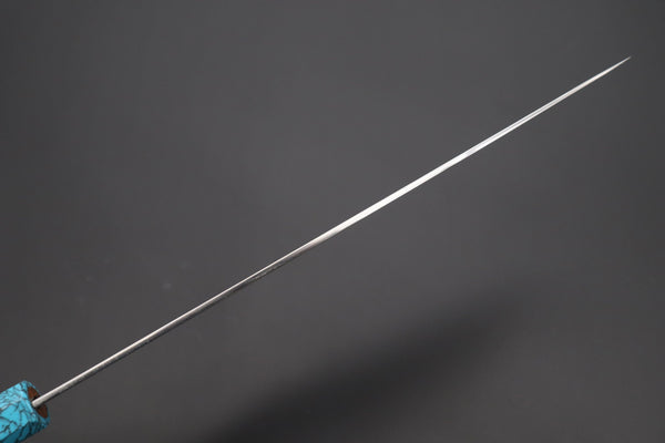 Sukenari Wa Gyuto SCL-361 ZDP189 Wa Gyuto 270mm (10.6 inch) Custom Limited Edition, Sukenari ZDP-189 Nickel Damascus Wa Gyuto 270mm (10.6 inch, SCL-361)
