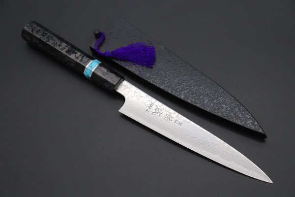Sukenari Wa Petty Custom Limited Edition, Sukenari HAP-40 Nickel Damascus Wa Petty 165mm (6.4 inch, SCL-503)