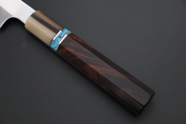 Sukenari Wa Petty SCL-620 VG-XEOS Wa Petty 165mm (6.4 inch) Custom Limited Edition, Sukenari VG-XEOS Clad Wa Petty 165mm - Double Shinogi, Mirror Polish (6.4 inch, SCL-620)