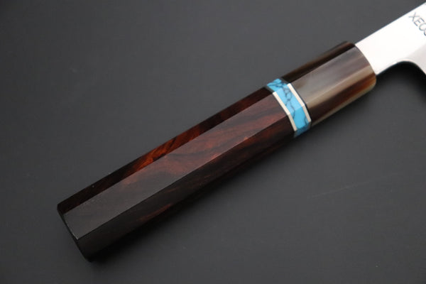 Sukenari Wa Petty SCL-620 VG-XEOS Wa Petty 165mm (6.4 inch) Custom Limited Edition, Sukenari VG-XEOS Clad Wa Petty 165mm - Double Shinogi, Mirror Polish (6.4 inch, SCL-620)