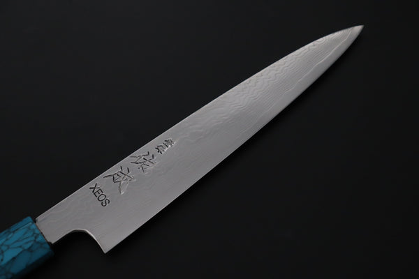 Sukenari Wa Petty SCL-635 VG-XEOS Wa Petty 165mm (6.4 inch) Custom Limited Edition, Sukenari VG-XEOS Nickel Damascus Wa Petty 165mm (6.4 inch, SCL-635)