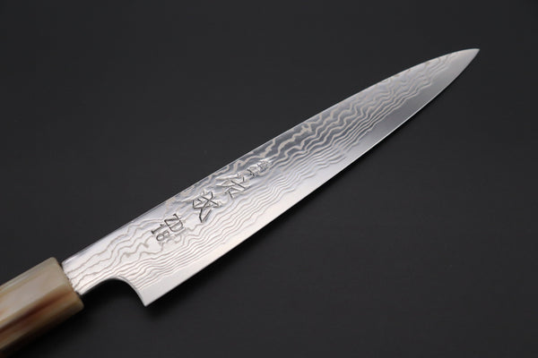 Sukenari Wa Petty SCL-448 ZDP189 Wa Petty 165mm (6.4 inch) Custom Limited Edition, Sukenari ZDP-189 Nickel Damascus Wa Petty 165mm (6.4 inch, SCL-448)