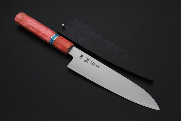 Sukenari Wa Santoku SCL-657 VG-XEOS Wa Santoku 190mm (7.4 inch) Custom Limited Edition, Sukenari VG-XEOS Clad Wa Santoku 190mm (7.4 inch, SCL-657)