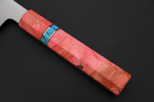 Sukenari Wa Santoku SCL-657 VG-XEOS Wa Santoku 190mm (7.4 inch) Custom Limited Edition, Sukenari VG-XEOS Clad Wa Santoku 190mm (7.4 inch, SCL-657)
