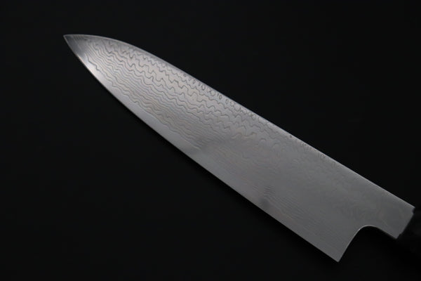 Sukenari Wa Santoku SCL-637 VG-XEOS Wa Santoku 190mm (7.4 inch) Custom Limited Edition, Sukenari VG-XEOS Nickel Damascus Wa Santoku 190mm (7.4 inch, SCL-637)