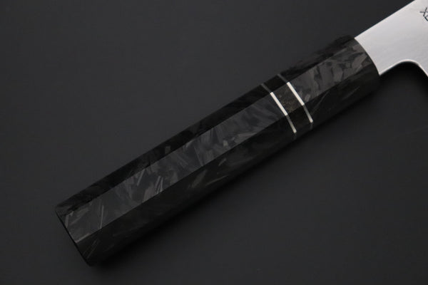 Sukenari Wa Santoku SCL-637 VG-XEOS Wa Santoku 190mm (7.4 inch) Custom Limited Edition, Sukenari VG-XEOS Nickel Damascus Wa Santoku 190mm (7.4 inch, SCL-637)