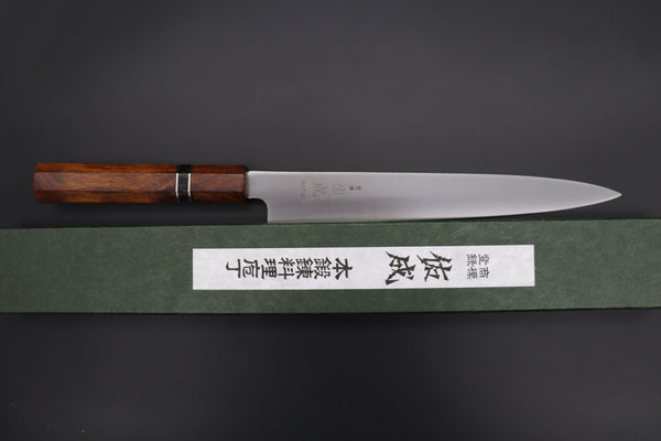 Sukenari Wa Sujihiki Custom Limited Edition, Sukenari HAP-40 Clad Wa Sujihiki 240mm (9.4 inch, SCL-491)