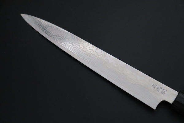 Sukenari Wa Sujihiki Custom Limited Edition, Sukenari HAP-40 Nickel Damascus Wa Sijihiki 240mm (9.4 inch, SCL-700)