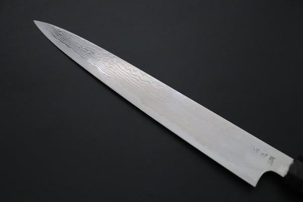Sukenari Wa Sujihiki Custom Limited Edition, Sukenari HAP-40 Nickel Damascus Wa Sijihiki 240mm (9.4 inch, SCL-701)