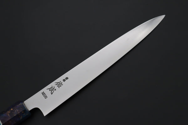 Sukenari Wa Sujihiki SCL-665 VG-XEOS Wa Sujihiki 240mm (9.4 inch) Custom Limited Edition, Sukenari VG-XEOS Clad Wa Sujihiki 240mm (8.2 inch, SCL-665)