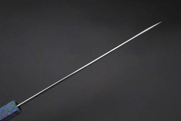 Sukenari Wa Sujihiki SCL-629 VG-XEOS Wa Sujihiki 240mm (9.4 inch) Custom Limited Edition, Sukenari VG-XEOS Clad Wa Sujihiki 240mm - Double Shinogi, Mirror Polish (9.4 inch, SCL-629)