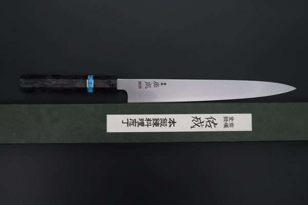 Sukenari Wa Sujihiki SCL-667 VG-XEOS Wa Sujihiki 270mm (10.6 inch) Custom Limited Edition, Sukenari VG-XEOS Clad Wa Sujihiki 270mm (10.6 inch, SCL-667)