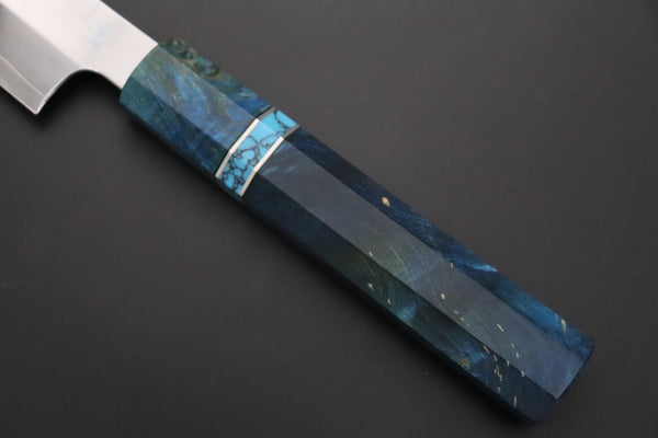 Sukenari Wa Sujihiki SCL-632 VG-XEOS Wa Sujihiki 270mm (10.6 inch) Custom Limited Edition, Sukenari VG-XEOS Clad Wa Sujihiki 270mm - Double Shinogi, Mirror Polish (10.6 inch, SCL-632)