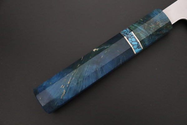 Sukenari Wa Sujihiki SCL-632 VG-XEOS Wa Sujihiki 270mm (10.6 inch) Custom Limited Edition, Sukenari VG-XEOS Clad Wa Sujihiki 270mm - Double Shinogi, Mirror Polish (10.6 inch, SCL-632)