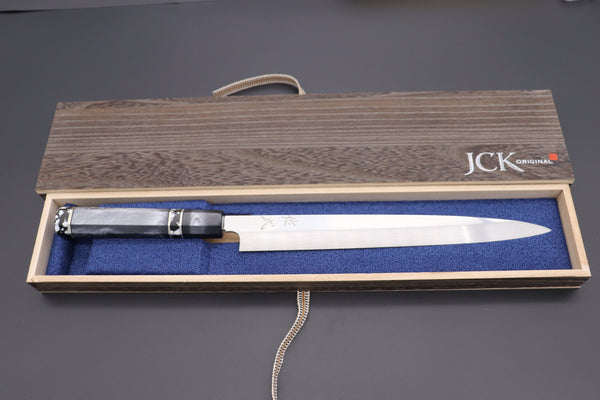 Sukenari Yanagiba Honyaki SG-II HSG-1 Yanagiba 270mm (10.6 Inch) / Right Handed Custom Limited Edition, Sukenari Honyaki SG-II Series HSG-1 Yanagiba 270mm (10.6 Inch, Single Bevel Edge)