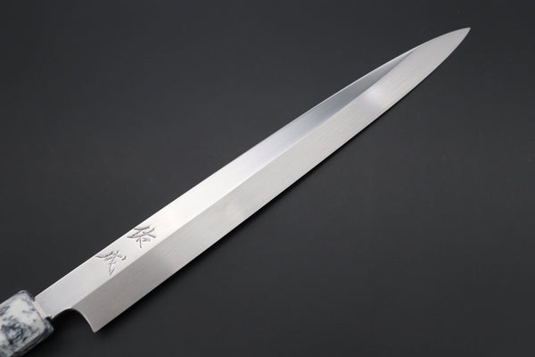 Sukenari Yanagiba Honyaki SG-II HSG-13 Yanagiba 270mm (10.6 Inch) / Right Handed Custom Limited Edition, Sukenari Honyaki SG-II Series HSG-13 Yanagiba 270mm (10.6 Inch, Single Bevel Edge)
