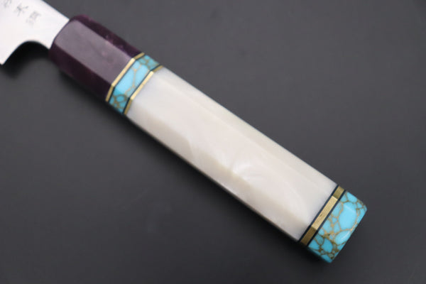 Sukenari Yanagiba Honyaki SG-II HSG-4 Yanagiba 270mm (10.6 Inch) / Right Handed Custom Limited Edition, Sukenari Honyaki SG-II Series HSG-4 Yanagiba 270mm (10.6 Inch, Single Bevel Edge)