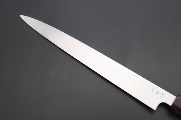 Sukenari Yanagiba Honyaki SG-II HSG-4 Yanagiba 270mm (10.6 Inch) / Right Handed Custom Limited Edition, Sukenari Honyaki SG-II Series HSG-4 Yanagiba 270mm (10.6 Inch, Single Bevel Edge)