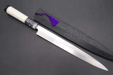 Sukenari Yanagiba Honyaki SG-II HSG-5 Yanagiba 270mm (10.6 Inch) / Right Handed Custom Limited Edition, Sukenari Honyaki SG-II Series HSG-5 Yanagiba 270mm (10.6 Inch, Single Bevel Edge)