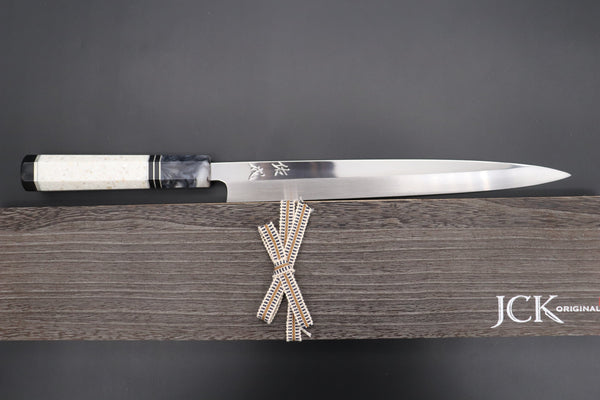 Sukenari Yanagiba Honyaki SG-II HSG-5 Yanagiba 270mm (10.6 Inch) / Right Handed Custom Limited Edition, Sukenari Honyaki SG-II Series HSG-5 Yanagiba 270mm (10.6 Inch, Single Bevel Edge)