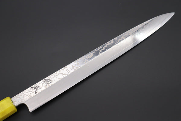 Sukenari Yanagiba SCL-456 SRS-13 Yanagiba300mm (11.8 inch) Custom Limited Edition, Sukenari SRS-13 Nickel Damascus Yanagiba 300mm (11.8 inch, SCL-456)