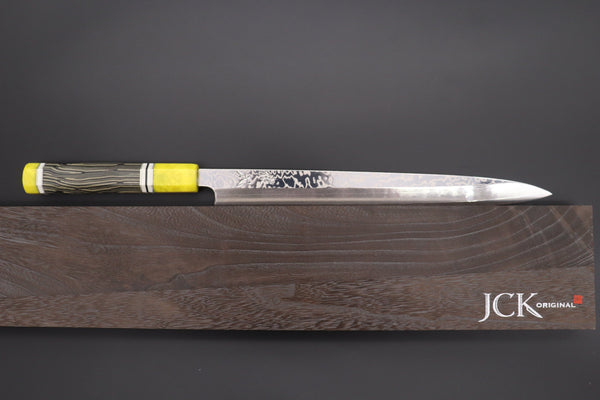 Sukenari Yanagiba SCL-456 SRS-13 Yanagiba300mm (11.8 inch) Custom Limited Edition, Sukenari SRS-13 Nickel Damascus Yanagiba 300mm (11.8 inch, SCL-456)