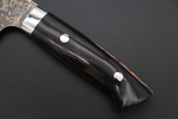Takeshi Saji Bunka Takeshi Saji SUMMIT ― Limited Edition Custom Series SMT-1076 VG-10W Multi-Colored Golden-Rainbow Damascus Bunka 175mm (6.8 Inch)