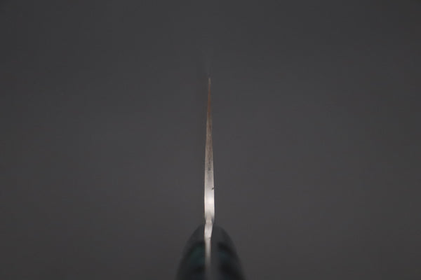 Takeshi Saji Bunka Takeshi Saji SUMMIT ― Limited Edition Custom Series SMT-1151 VG-10W Multi-Colored Golden-Rainbow Damascus Bunka 175mm (6.8 Inch)