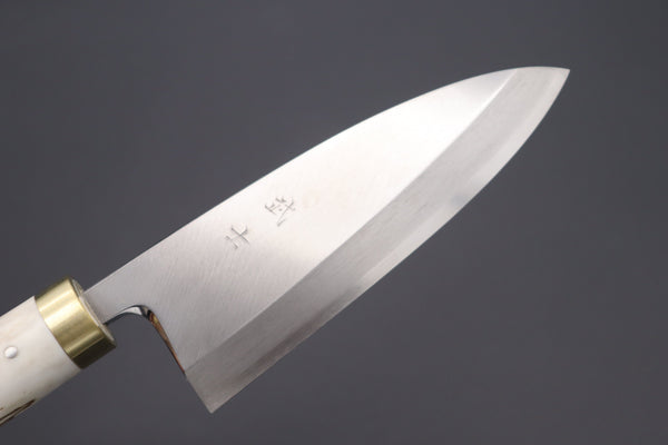 Takeshi Saji Deba Takeshi Saji Gingami No.3 Wa Bocho Series Deba (150mm to 180mm, 3 Sizes, Stag Handle)