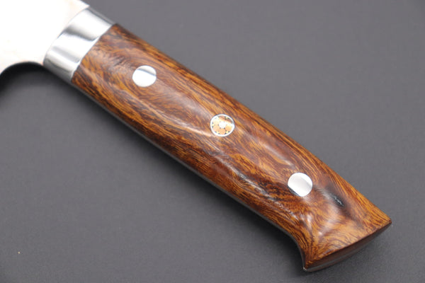 Takeshi Saji Gyuto Master Saji Rainbow Damascus Series Gyuto (180mm to 270mm, 4 Sizes, Ironwood Handle)
