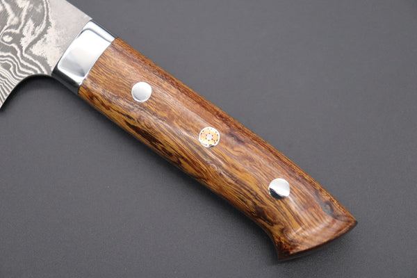 Takeshi Saji Gyuto Takeshi Saji R-2 Custom Black Damascus Wild Series Gyuto (180mm to 270mm, 4 sizes, Ironwood Handle)