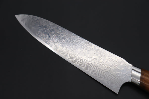 Takeshi Saji Gyuto Takeshi Saji R-2 Custom Diamond Damascus Wild Series New Design Gyuto (210mm and 240mm, Desert Ironwood Handle)