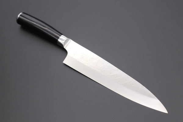 Takeshi Saji Gyuto ARC-3B Gyuto 210mm (8.2inch) Takeshi Saji SRS-13 "ARC" Gyuto (210mm and 240mm, 2 Sizes, Black Pakka Wood Handle)