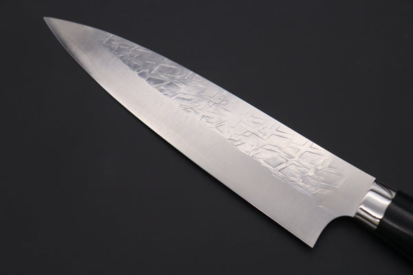 Takeshi Saji Gyuto Takeshi Saji SRS-13 Custom Series Designed By Nomura Gyuto 210mm (8.2 inch, Black Linen Micarta Handle)