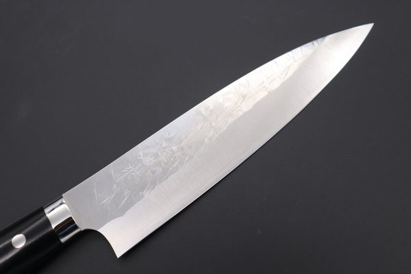 Takeshi Saji Gyuto Takeshi Saji SRS-13 Custom Series Designed By Nomura Gyuto 210mm (8.2 inch, Black Linen Micarta Handle)