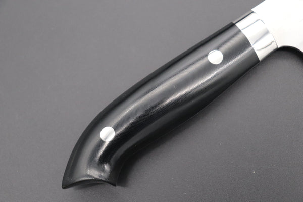 Takeshi Saji Gyuto Takeshi Saji SRS-13 Custom Series Designed By Nomura Gyuto 210mm (8.2 inch, Black Linen Micarta Handle)
